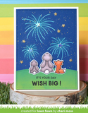 Fireworks Hot Foil Plates, Lawn Fawn