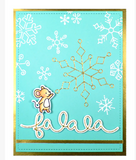 Snowflake Duo Hot Foil Plates, Lawn Fawn