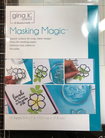 Masking Magic Sheets 5 in x 7 in (12 sheets), Gina K. Designs
