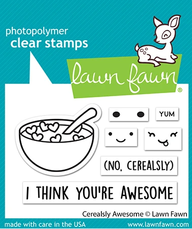 Cerealsly Awesome Stamp Set, Lawn Fawn