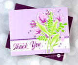 Layered Script Words Stamp Set, Pinkfresh Studio