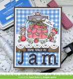 How You Bean? Strawberries Add-On Stamp Set, Lawn Fawn