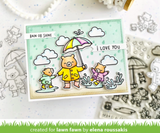 Beary Rainy Day Stamp Set, Lawn Fawn