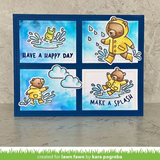 Beary Rainy Day Stamp Set, Lawn Fawn