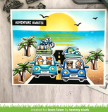 Car Critters Road Trip Add-On Stamp Set, Lawn Fawn
