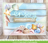 How you Bean? Seashell Add-On Stamp Set, Lawn Fawn