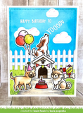 Yappy Birthday Stamp Set, Lawn Fawn