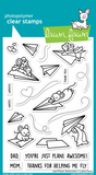 Just Plane Awesome Stamp Set, Lawn Fawn
