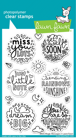 More Magic Messages Stamp Set, Lawn Fawn