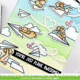Stitched Trails Hot Foil Plates, Lawn Fawn