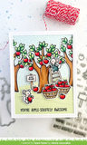 Apple-Solutely Awesome Stamp Set, Lawn Fawn