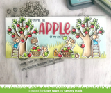 Apple-Solutely Awesome Stamp Set, Lawn Fawn