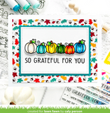 Simply Fall Sentiments Stamp Set, Lawn Fawn