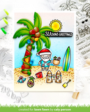 Beachy Christmas Stamp Set, Lawn Fawn