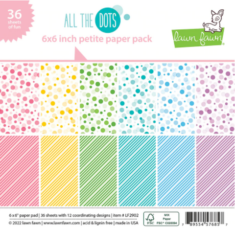 All The Dots Petite Paper Pack, Lawn Fawn