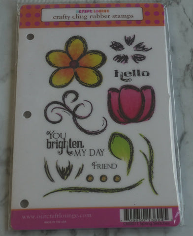 Spring Sketches Stamp Set, Our Craft Lounge Rubber Stamps