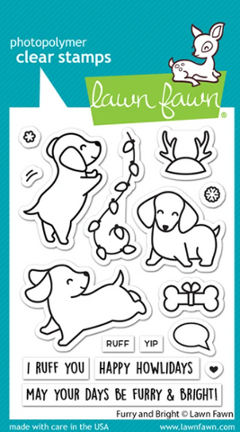 Furry and Bright Stamp Set, Lawn Fawn