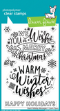 Giant Holiday Messages Stamp Set, Lawn Fawn