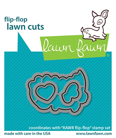 RAWR Flip-Flop Dies, Lawn Fawn