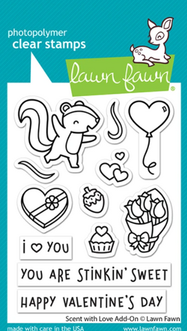 Scent with Love Add-On Stamp Set, Lawn Fawn