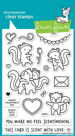 Scent with Love Stamp Set, Lawn Fawn