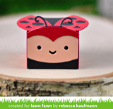 Tiny Gift Box Ladybug Add-On Die, Lawn Fawn