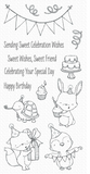 Sending Sweet Celebration Wishes Stamp Set, My Favorite Things Rubber Stamps
