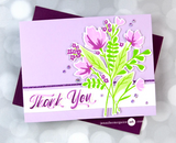Modern Layered Florals Stamp Set, Pinkfresh Studio