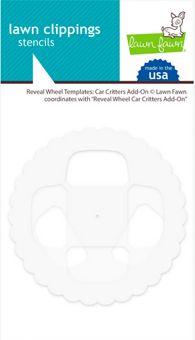 Reveal Wheel Templates - Car Critters, Lawn Fawn