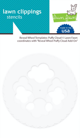 Reveal Wheel Templates - Puffy Cloud, Lawn Fawn