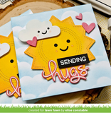 Long Distance Hugs Stamp Set, Lawn Fawn