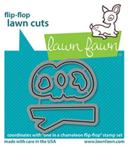 One in a Chameleon Flip Flop Dies, Lawn Fawn