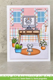 Reveal Wheel Templates - Rectangle + Virtual Friends, Lawn Fawn