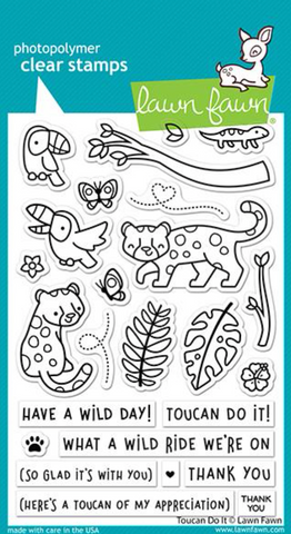 Toucan Do It Stamp Set, Lawn Fawn