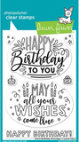 Giant Birthday Messages Stamp Set, Lawn Fawn