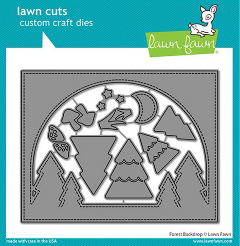 Forest Backdrop Dies, Lawn Fawn