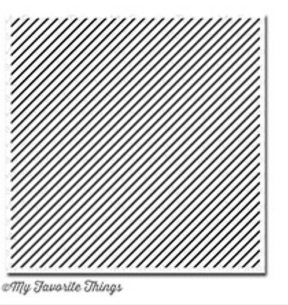 Diagonal Stripes Background Stamp, My Favorite Things Rubber Stamps