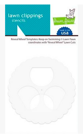 Reveal Wheel Templates - Keep on Swimming, Lawn Fawn