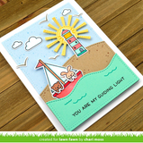 Stitched Simple Wavy Borders Die, Lawn Fawn