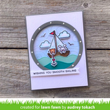 Stitched Simple Wavy Borders Die, Lawn Fawn