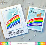 Rainbow Bridge Stamp & Die Bundle, Waffle Flower