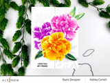 Build-A-Flower:  Camellia Japonica Stamp & Die Bundle, Altenew