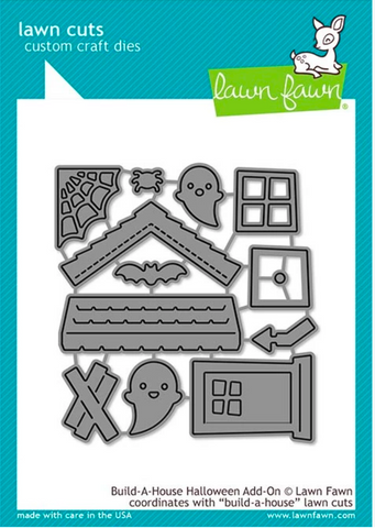 Build a House Halloween Add-On Die, Lawn Fawn