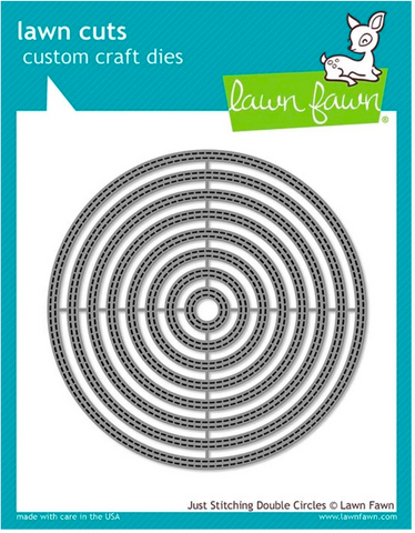 Just Stitching Double Circles Die, Lawn Fawn