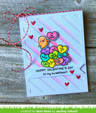 How You Bean? Conversation Heart Add-On Stamp and Die Set, Lawn Fawn