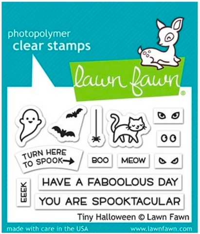 Tiny Halloween Stamp and Die Set, Lawn Fawn