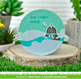 Winter Narwhal Stamp and Die Set, Lawn Fawn