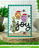 Christmas Fishes Stamp and Die Set, Lawn Fawn