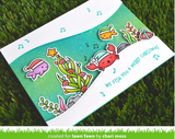 Christmas Fishes Stamp and Die Set, Lawn Fawn