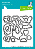 Christmas Fishes Stamp and Die Set, Lawn Fawn